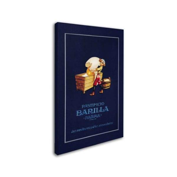 Vintage Apple Collection 'Barilla Blue' Canvas Art,12x19